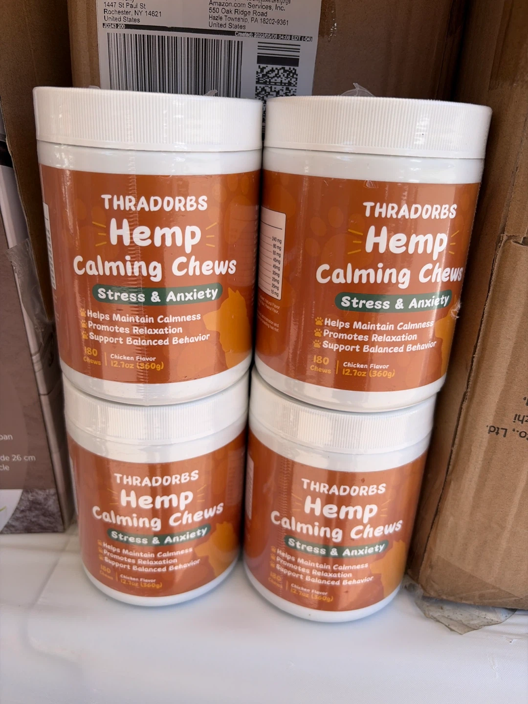 PET Hemp Calming Chews for Dogs- Stress & Anxiety