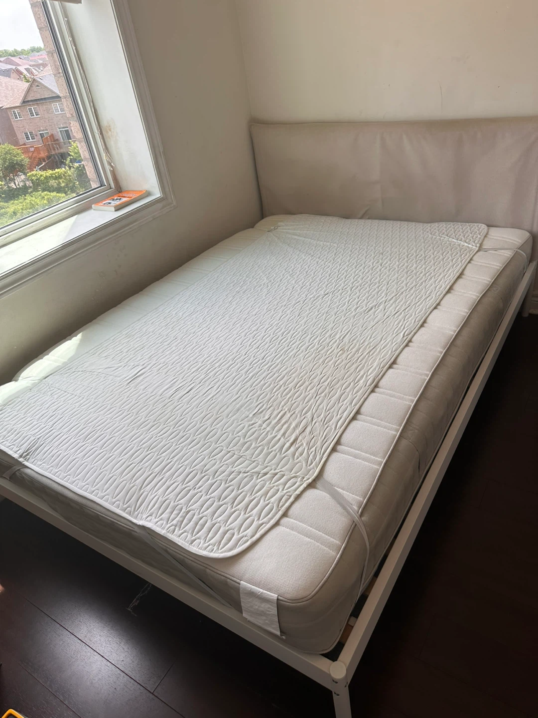 IKEA Bed Frame (Full/Double, White) & IKEA Spring Mattress - photo 3