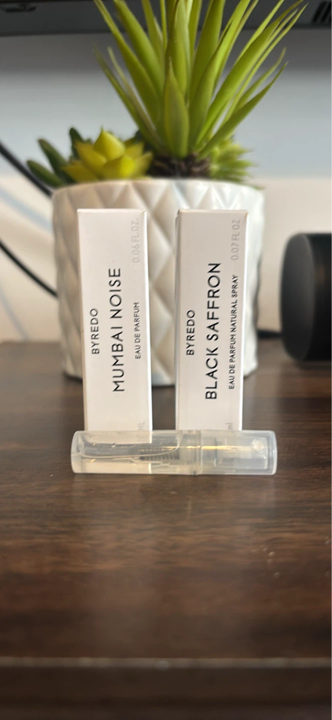 BYREDO Mumbai Noise & Black Saffron Perfume Samples