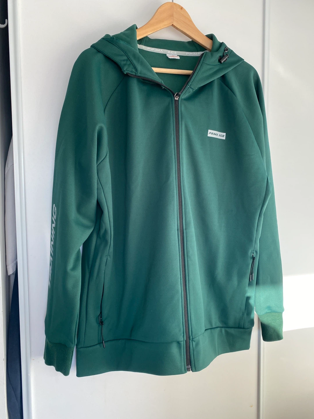 Primal Ace Green Zip-Up Hoodie