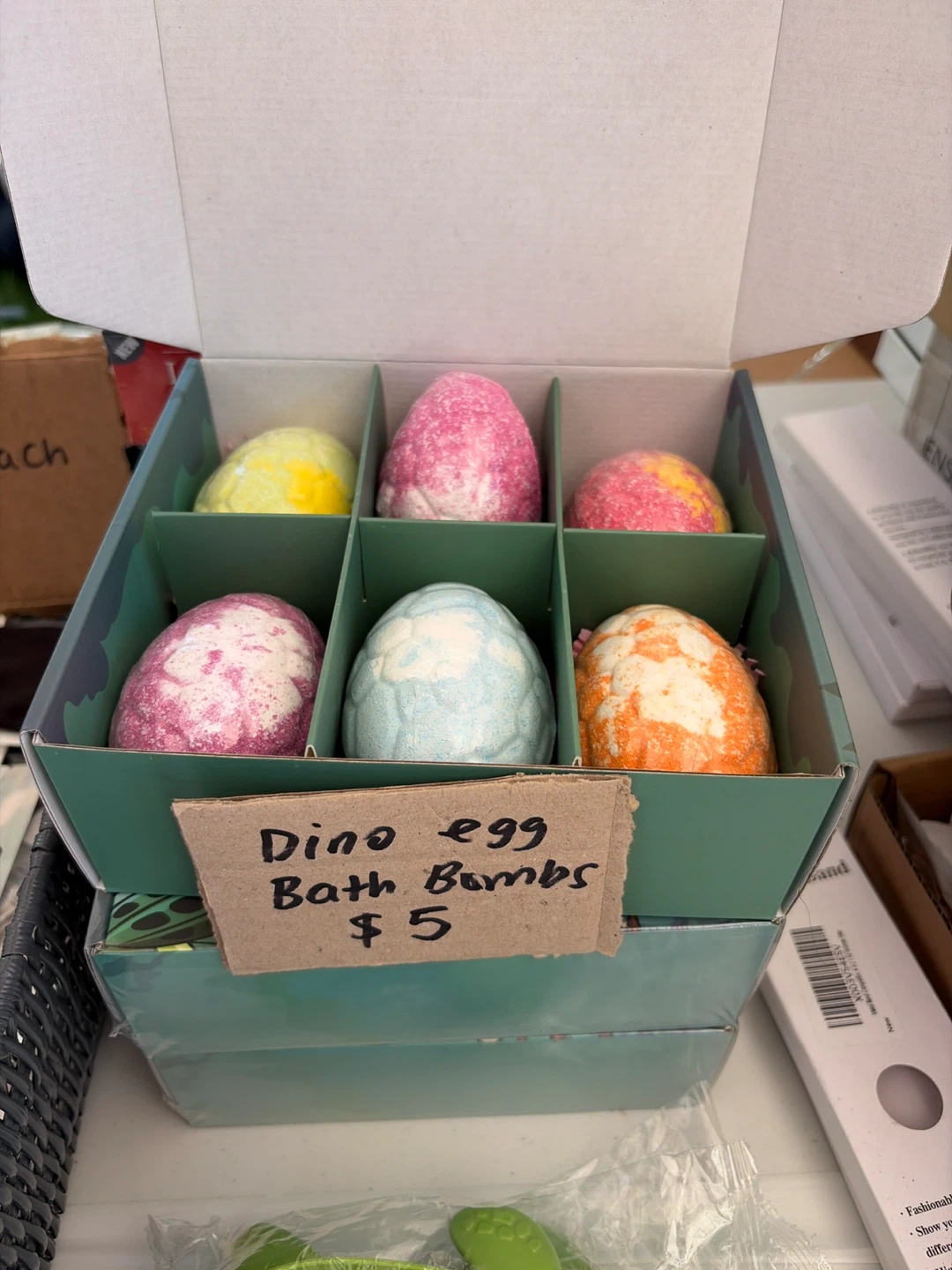 Dino Egg Bath Bombs - Set of 6