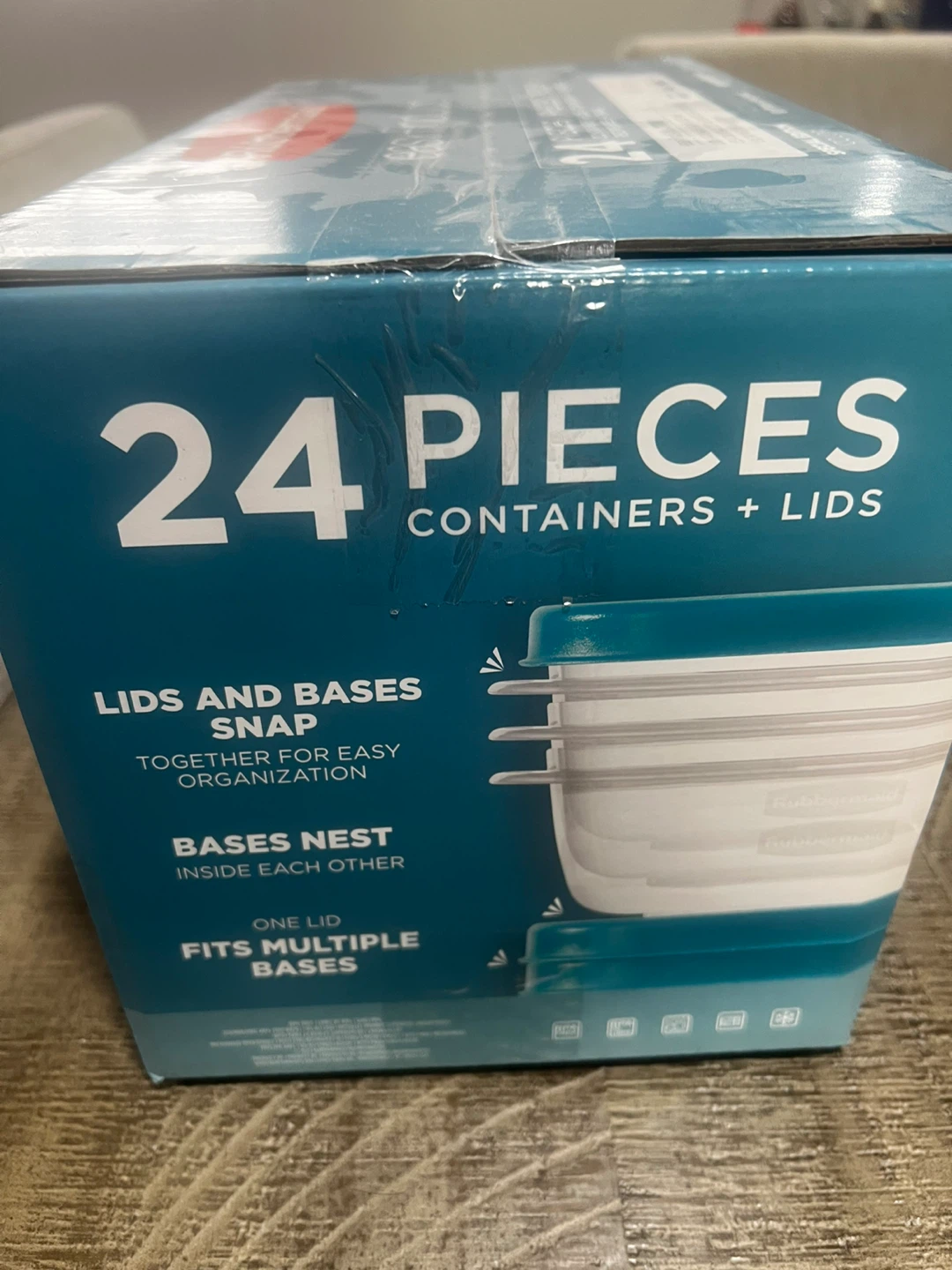 NEW Rubbermaid 24-Piece Easy Find Lids Container Set - photo 3