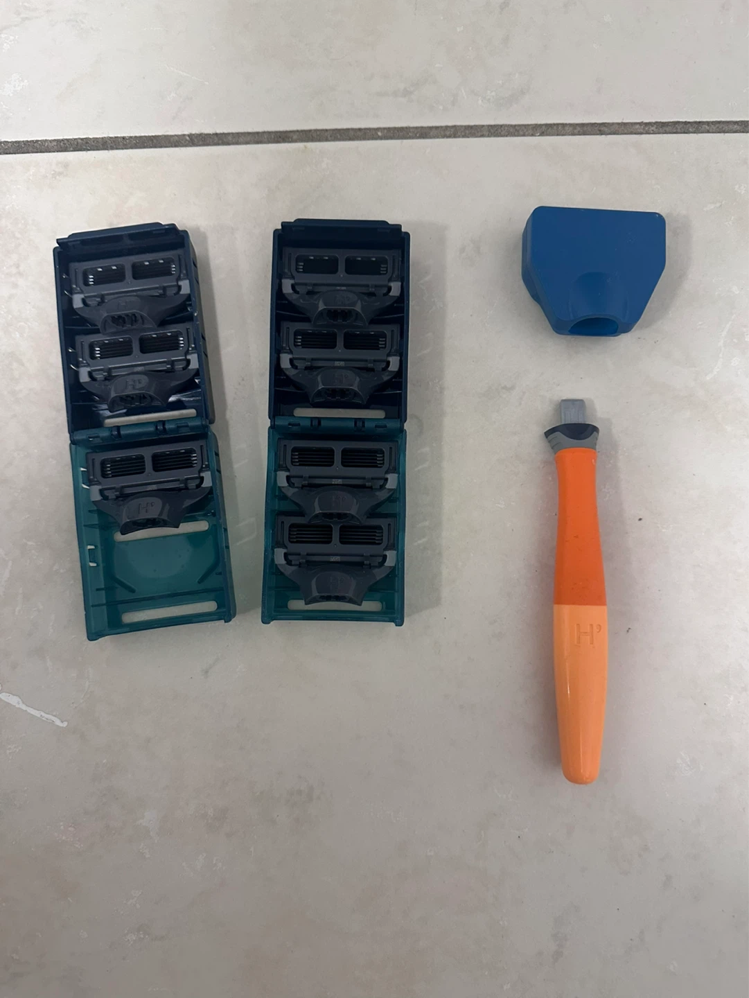 H&P Razor Handle with 7 Replacement Cartridges