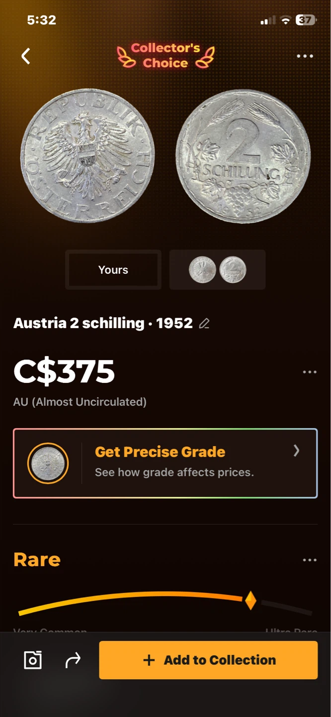 Austria 2 Schilling Coin - 1952 - photo 3