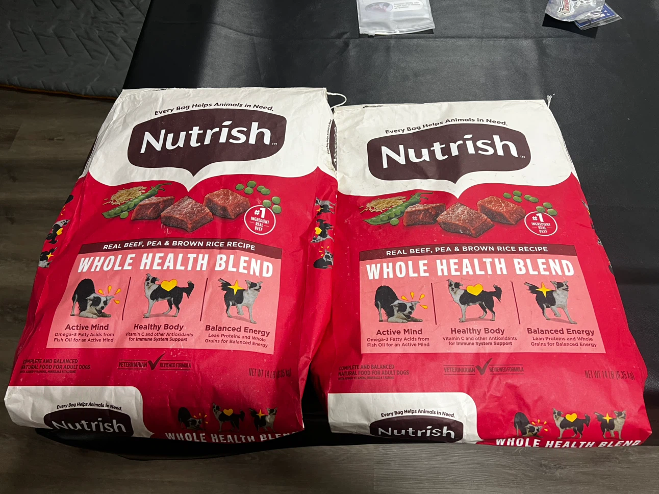 NEW NEVER OPENED Nutrish Beef Pea Brown Rice Dog Food