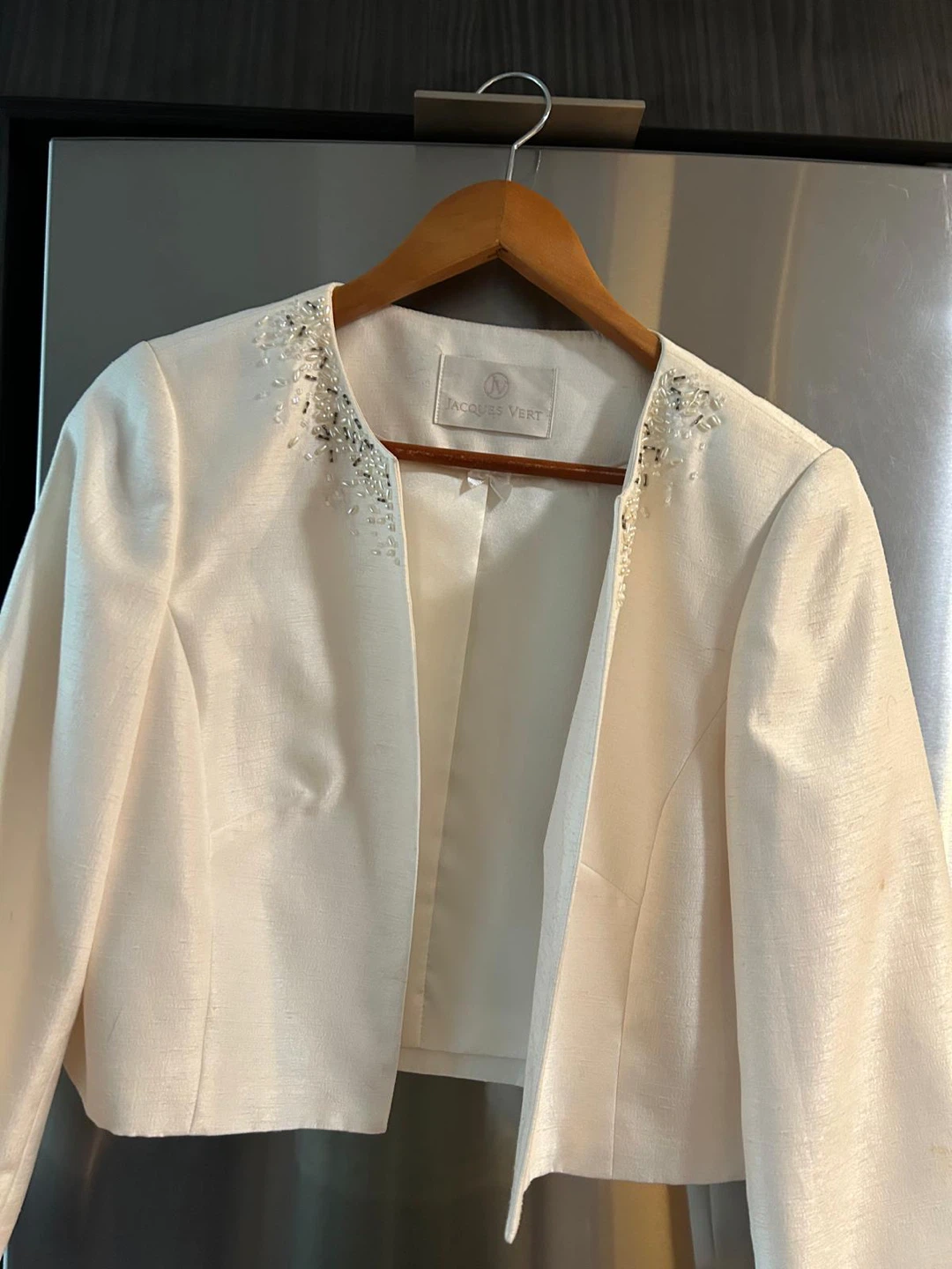 Jacques Vert Beaded Cropped Jacket