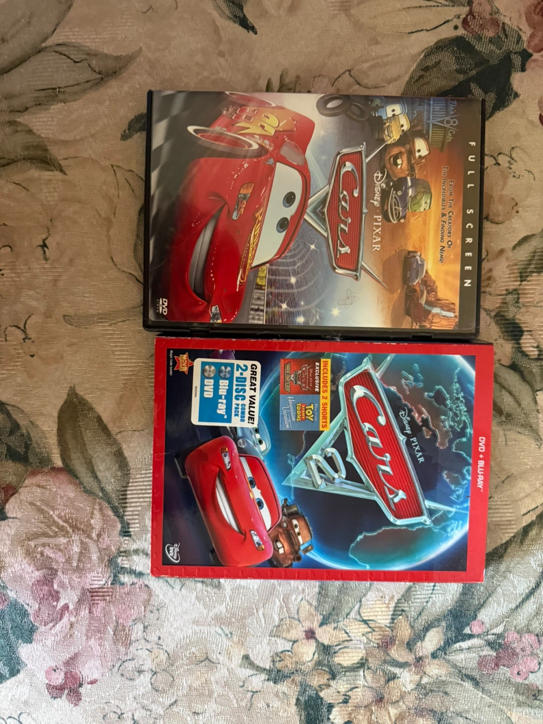 Disney Pixar Cars DVD 1&2