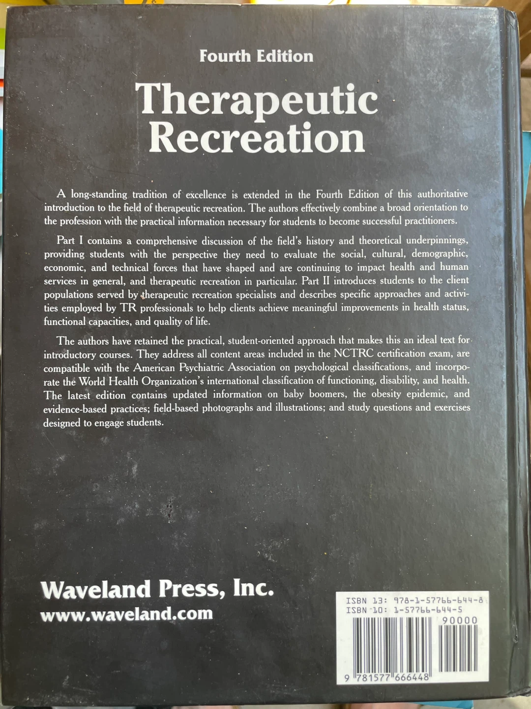 Therapeutic Recreation: A Practical Approach, Fourth Edition - photo 2