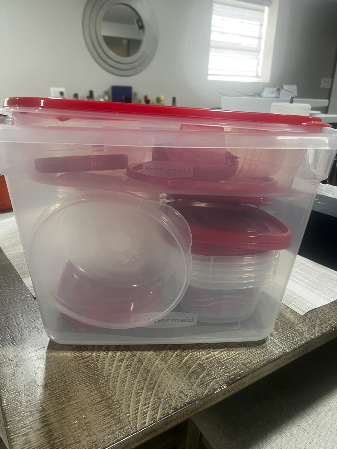 Rubbermaid Take a Longs Set with 30-Quart Storage Tote