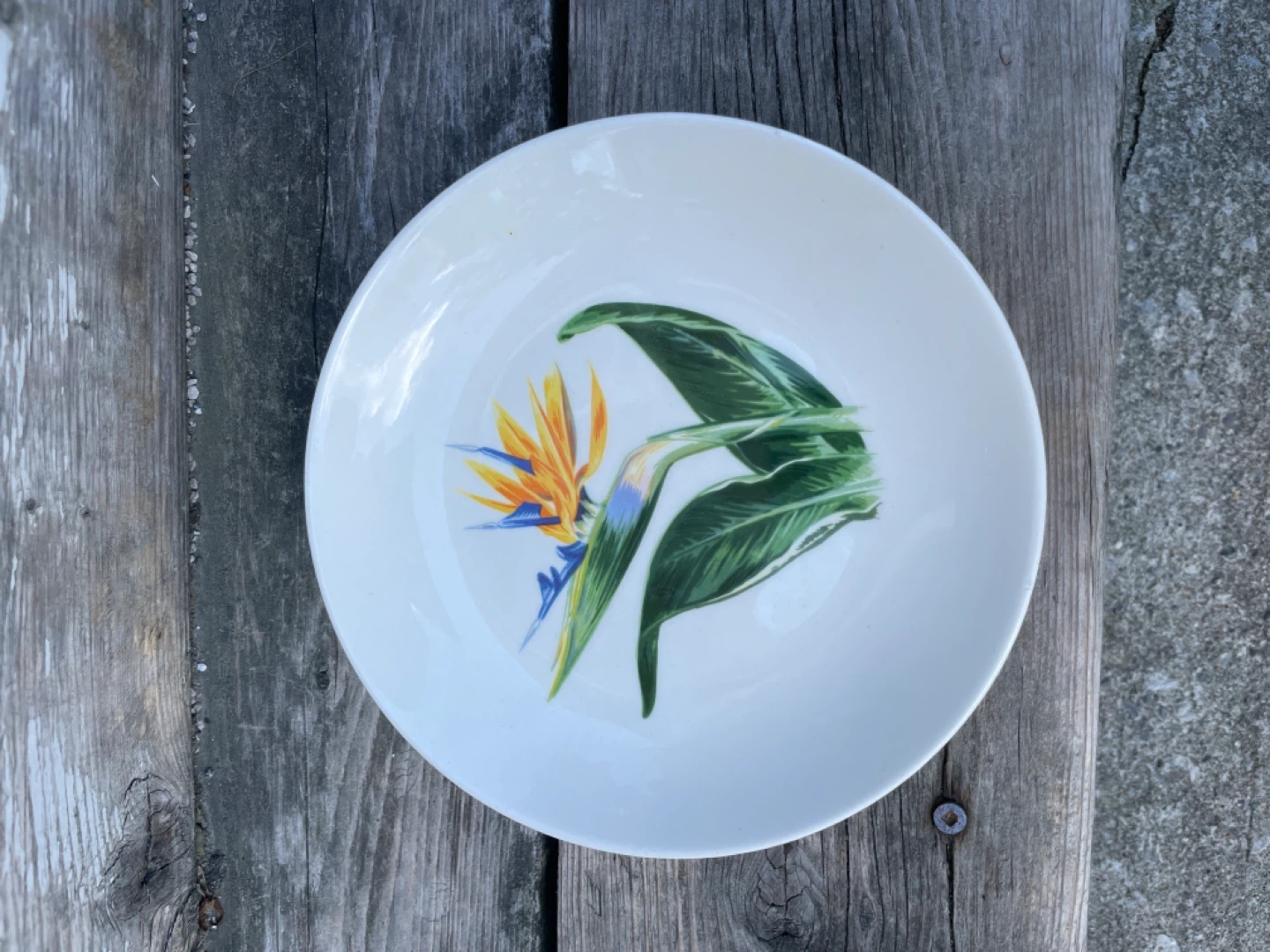 Santa Anita Ware Shell Ginger Plate