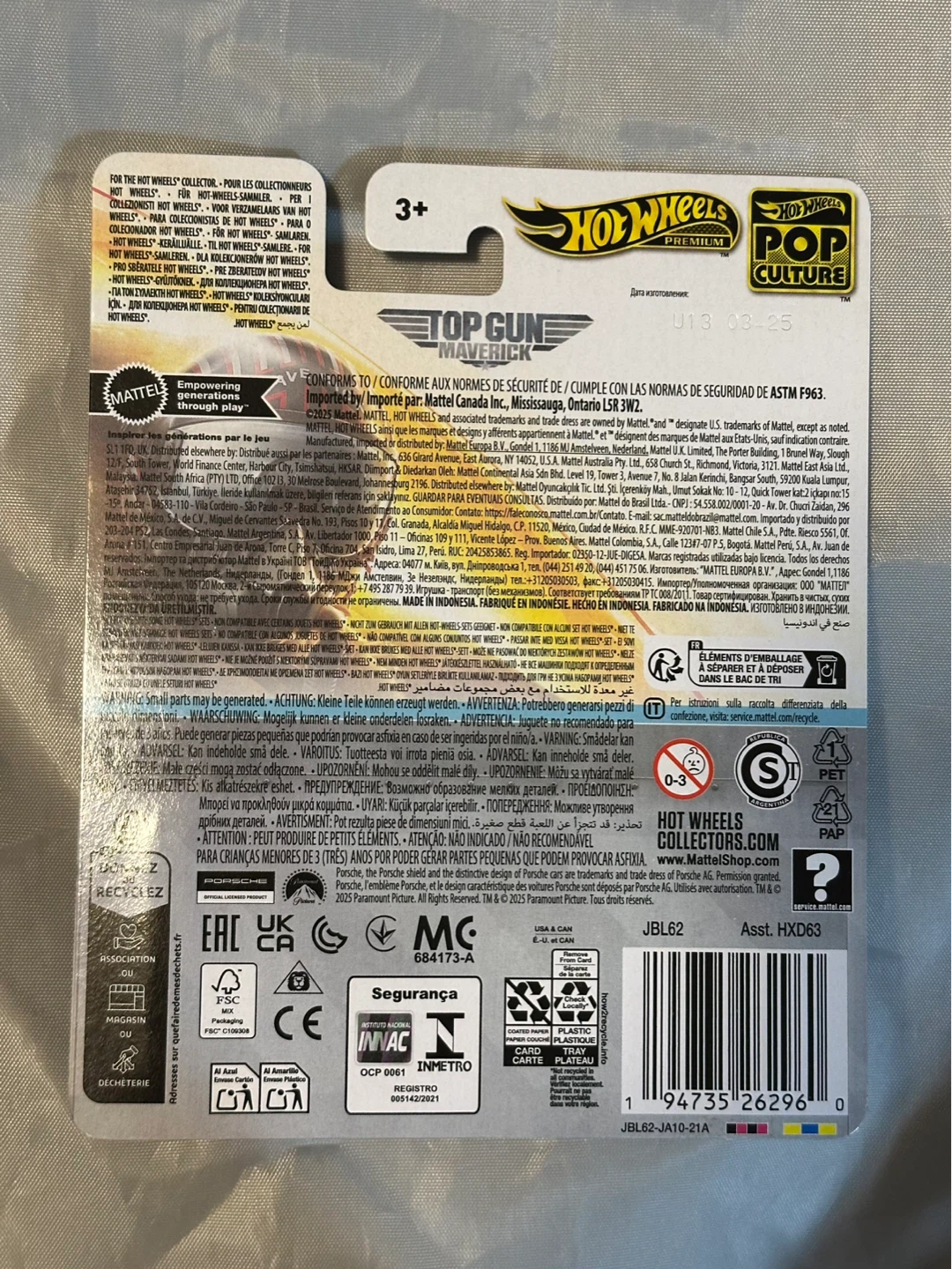 Hot Wheels Pop Culture '71 Porsche 911 Top Gun Maverick - photo 2