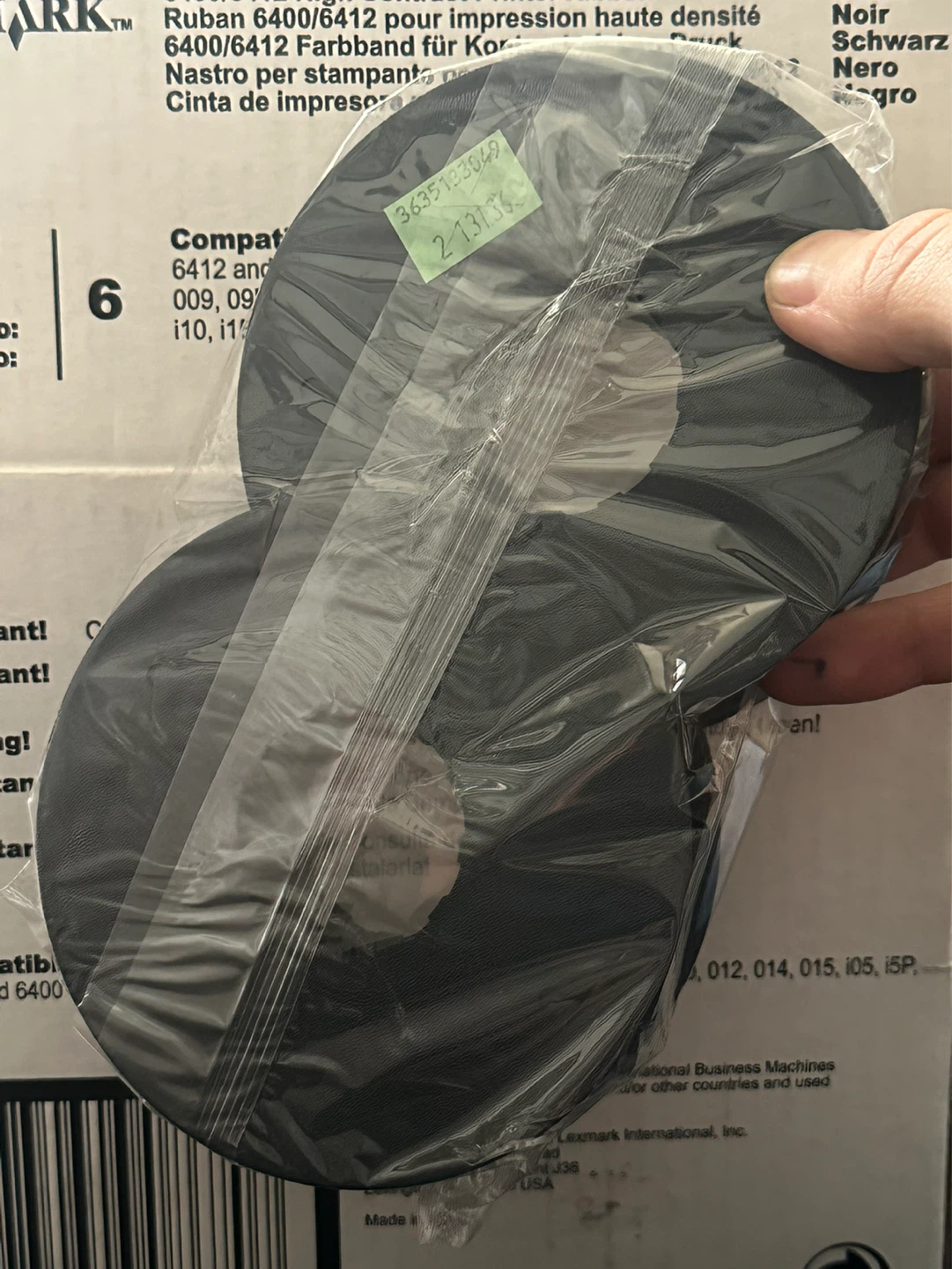 lexmark 6400/6412 high contrast printer ribbon 1040998 - photo 2