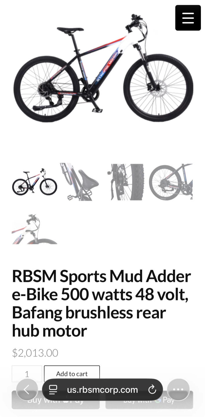 RBSM Sports Mud Adder Ebike - photo 5