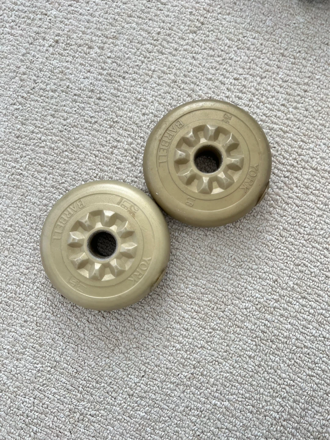 York Barbell Plates 2 x 5 lbs