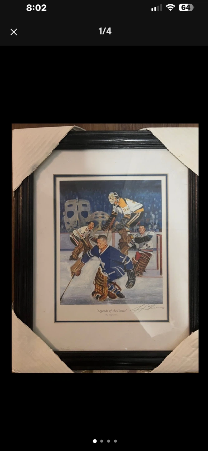 Legends of the Crease The Original Six Framed Print