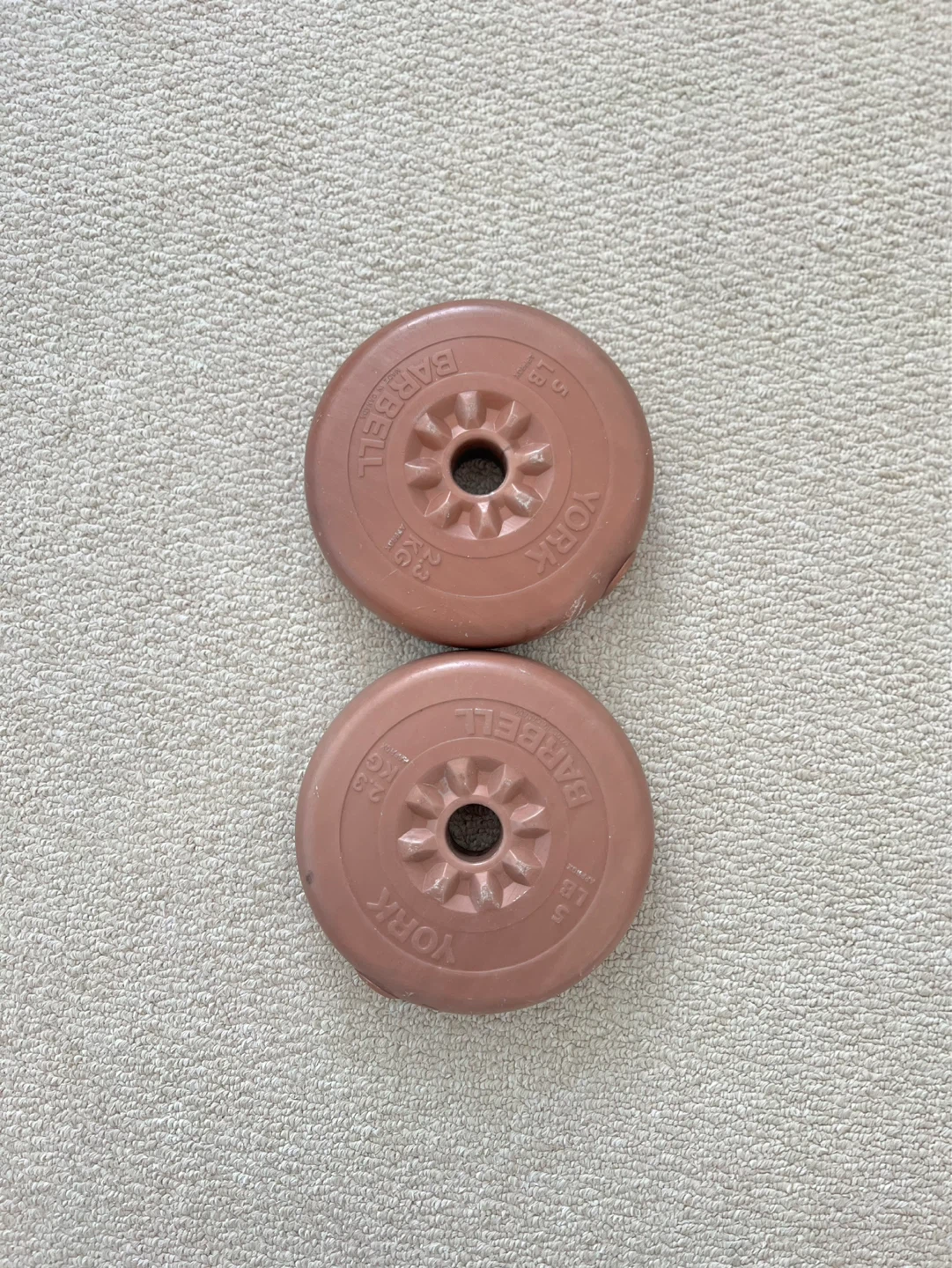 York Barbell Weight Plates (2 x 5 LB )
