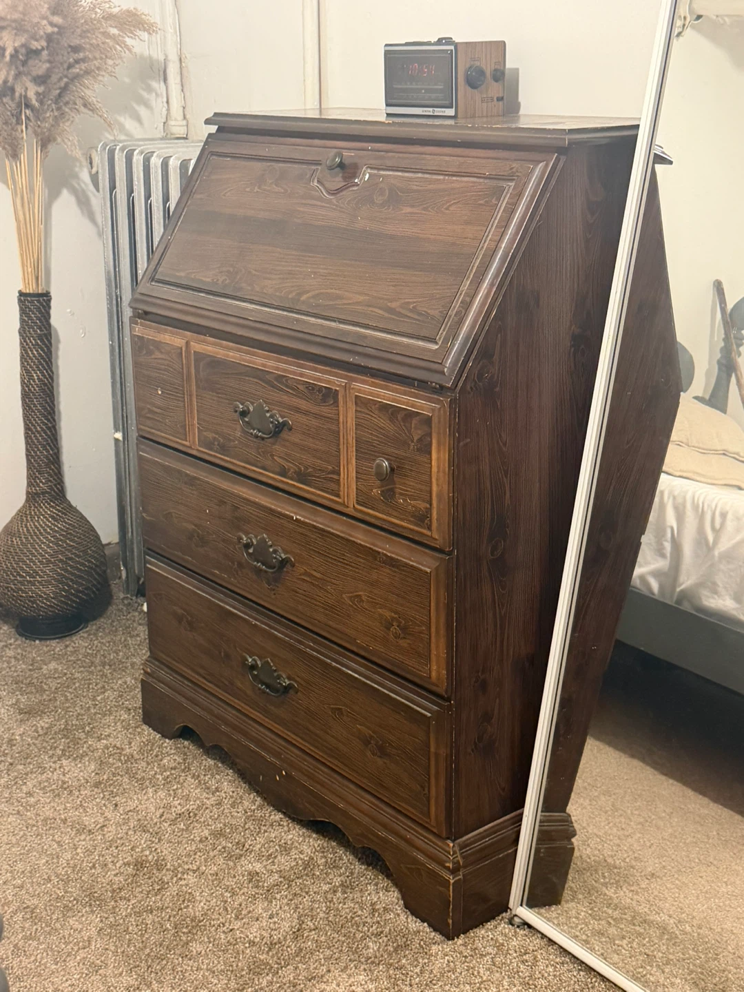 Wooden wardrobe