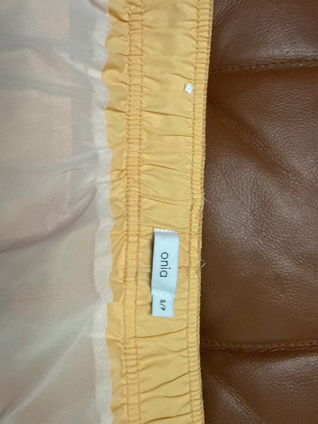 Onia Yellow Swimsuit men’s trucks - photo 3