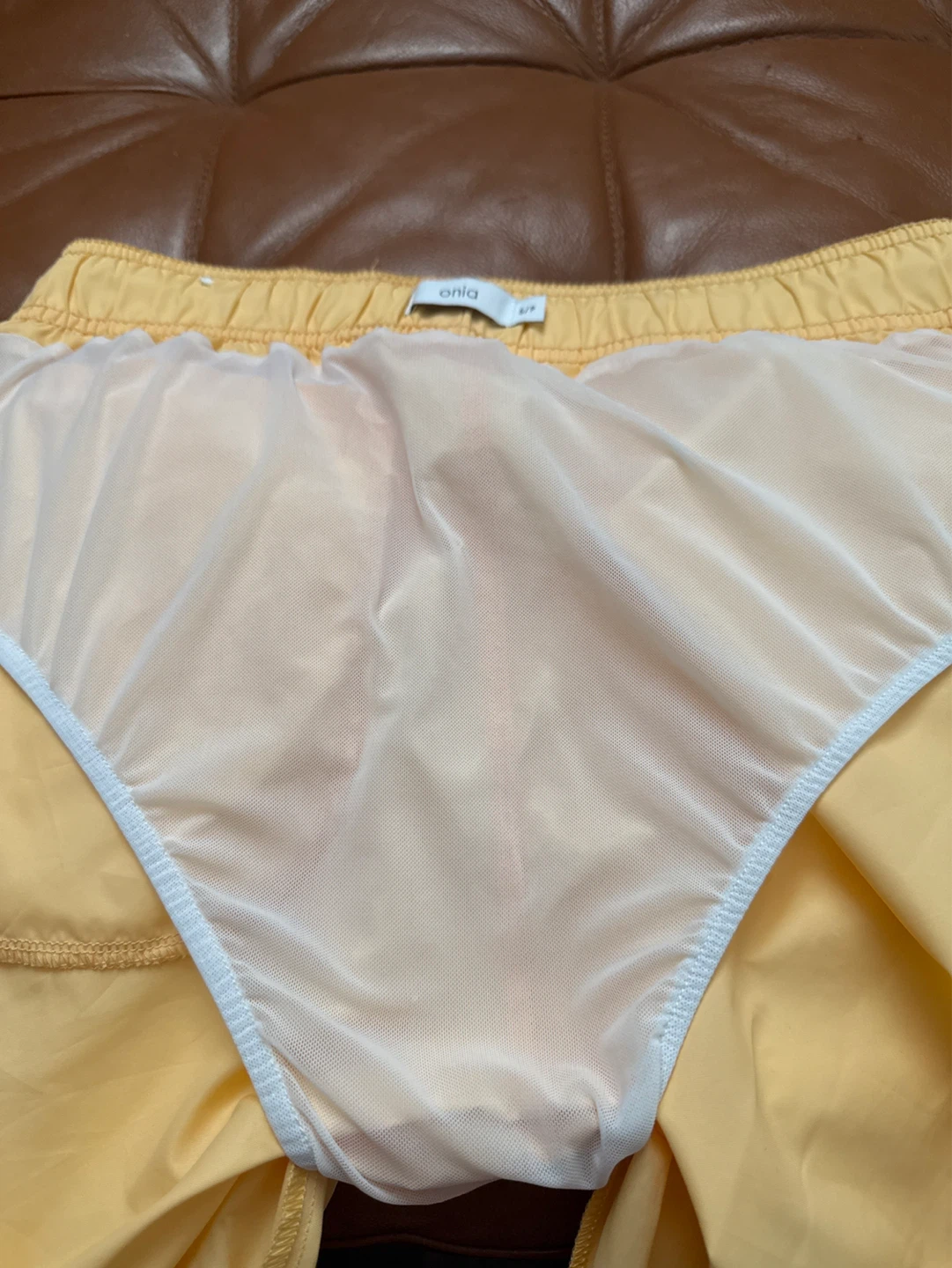Onia Yellow Swimsuit men’s trucks - photo 2