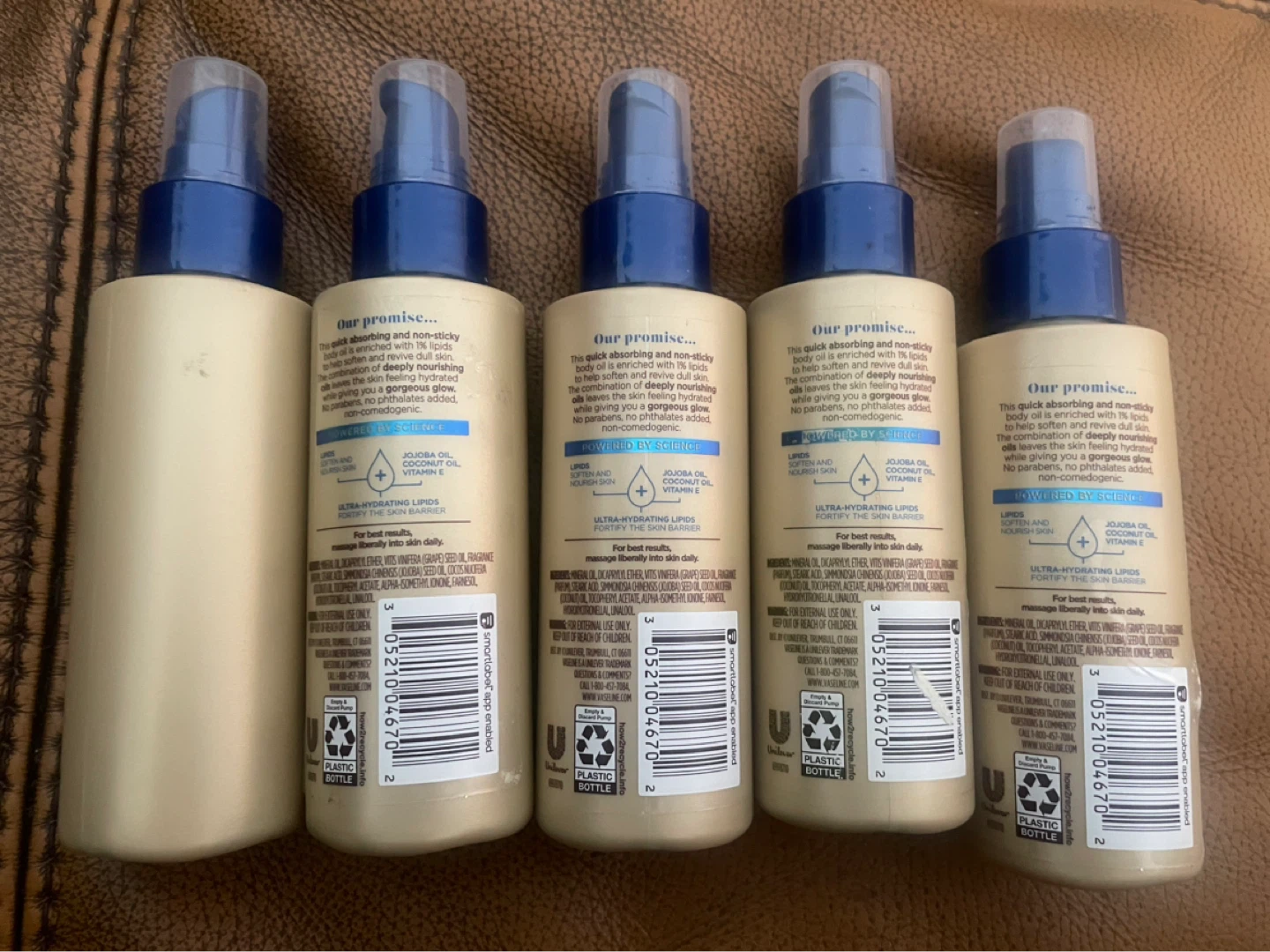 Vaseline Radiant Replenishing Hydrating Body Oil (5-pack) - photo 2