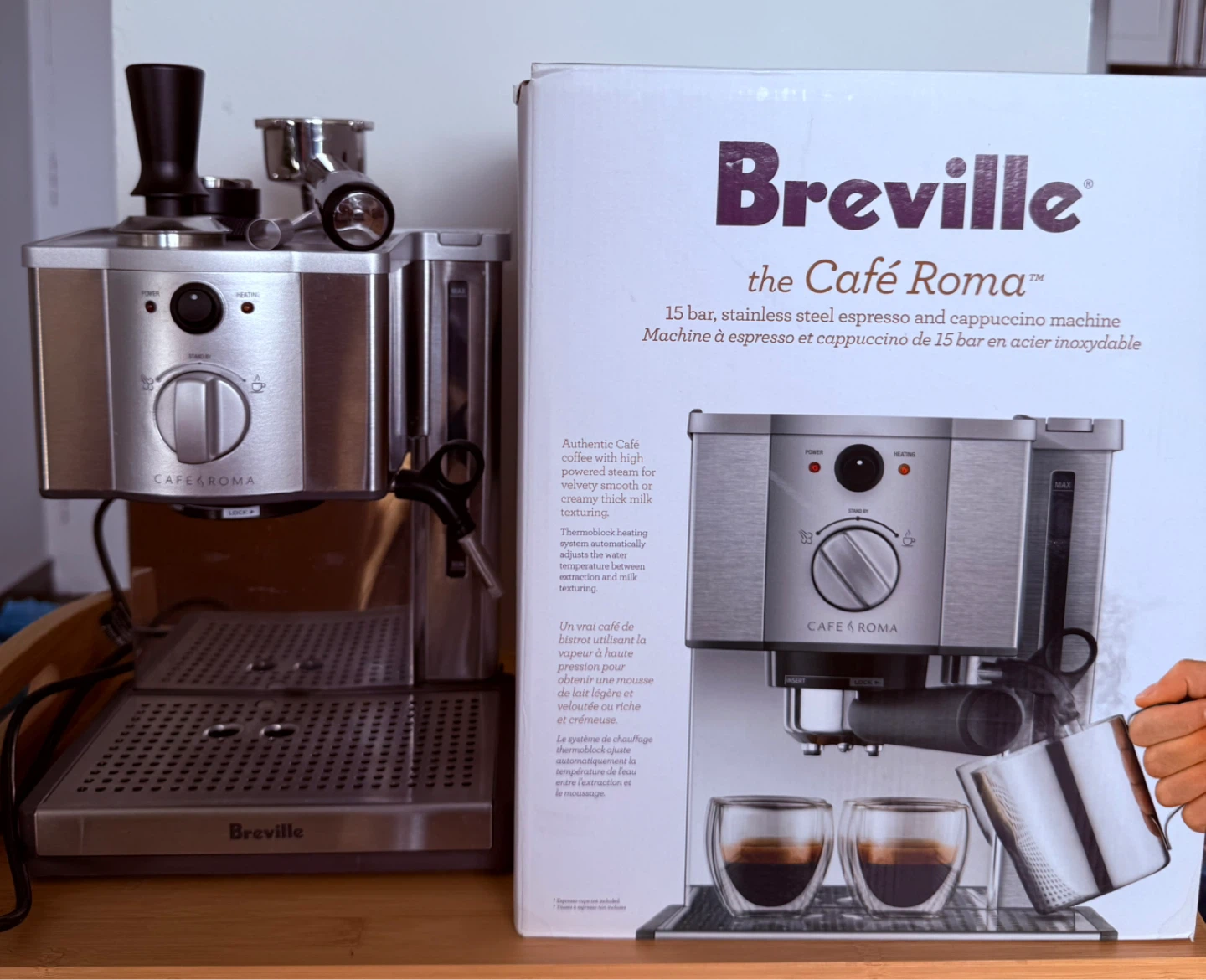 Breville the Café Roma Espresso Machine - photo 4