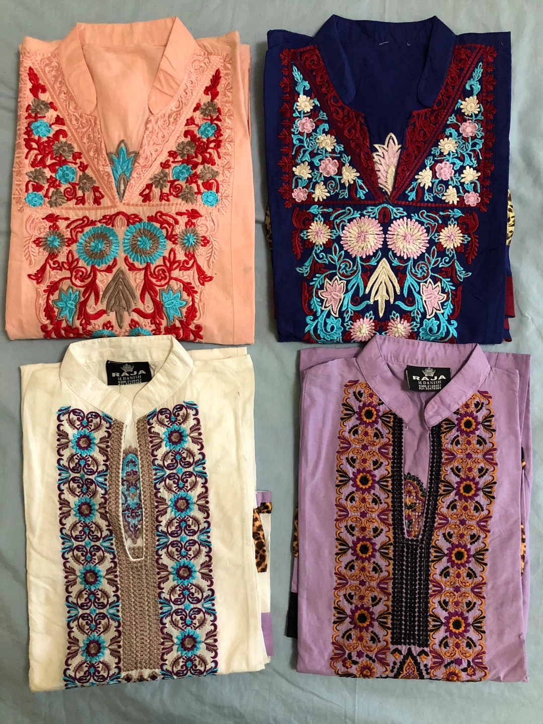 Embroidered Kurti Top (Free Size)
