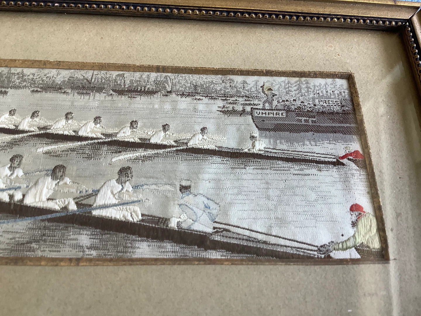 #1 Victorian Stevengraph Woven Pure Silk “Are You Ready” 🐞 - photo 3