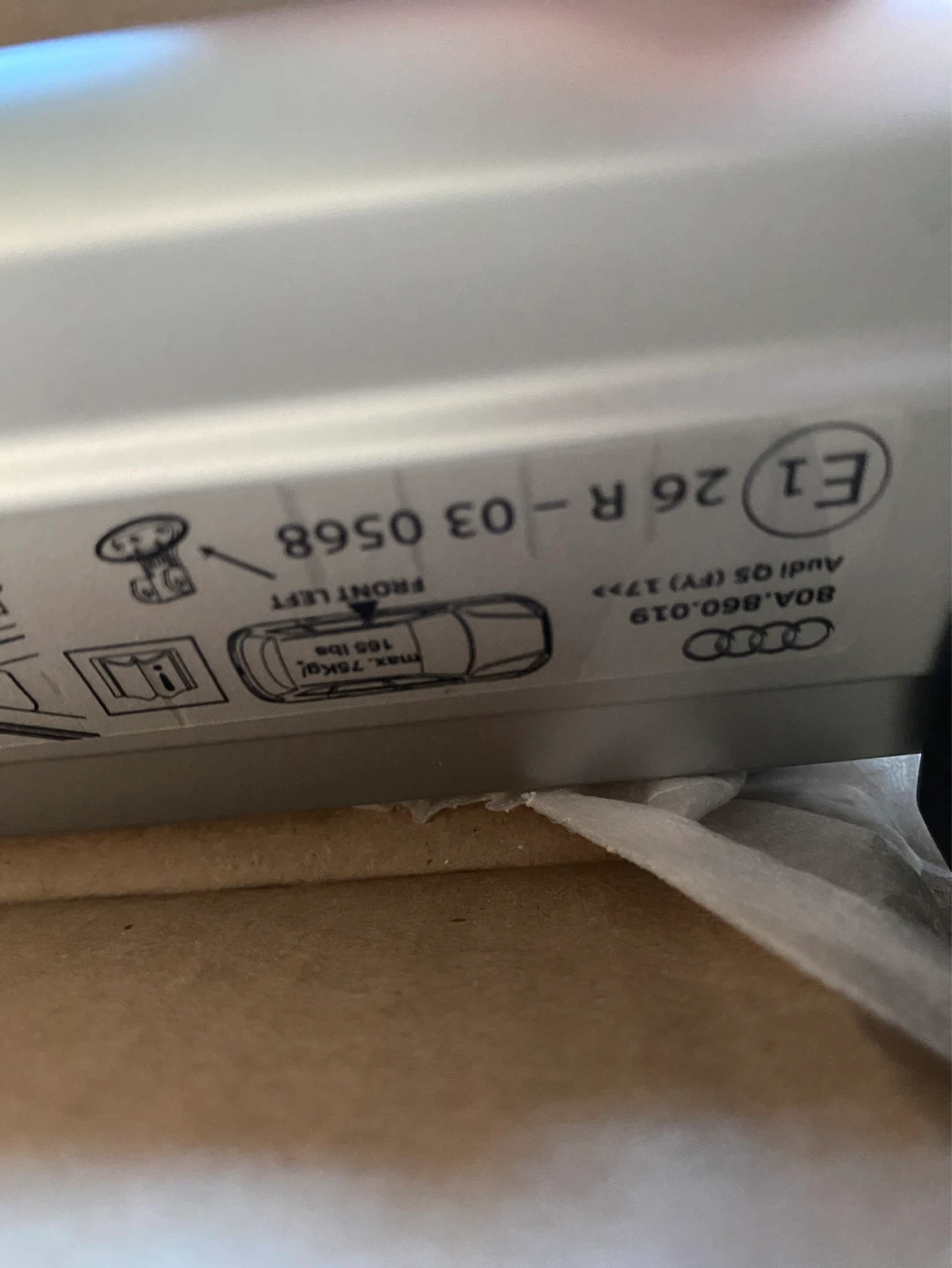 Audi Q5 roof rack 2020-2025 - photo 2