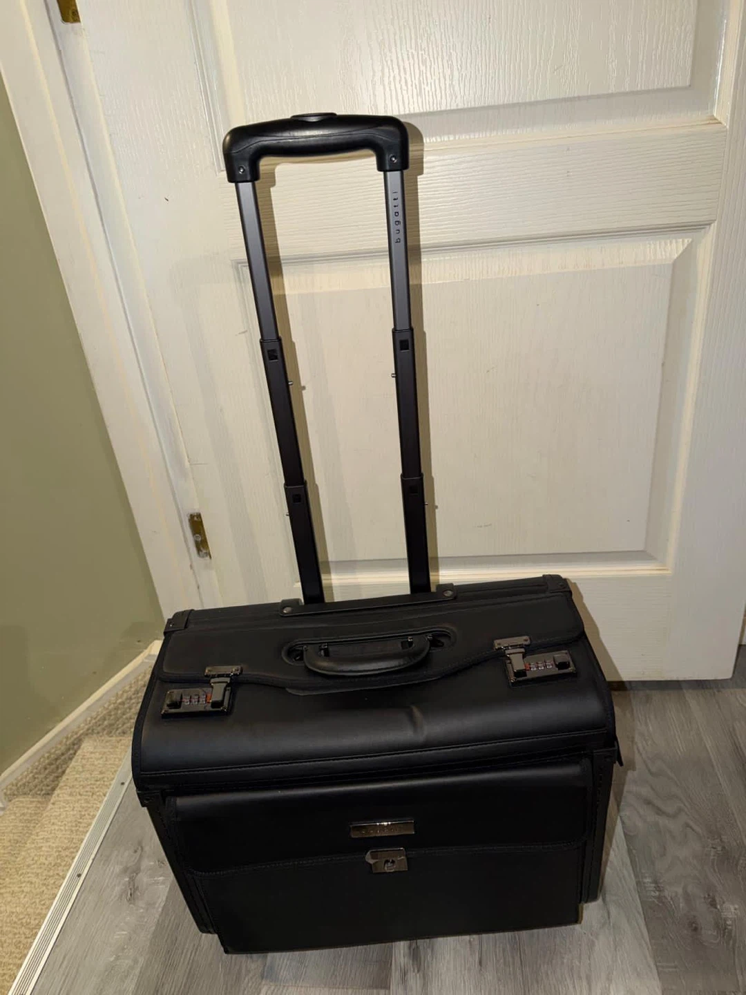 Bugatti Black Rolling Briefcase - photo 2
