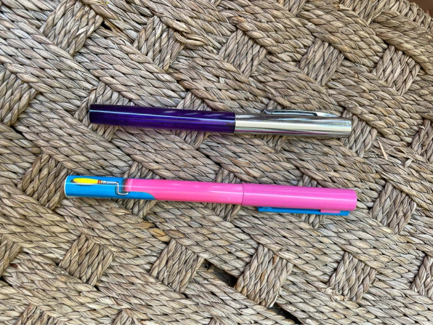 Fountain Pens - Purple & Pink/Blue