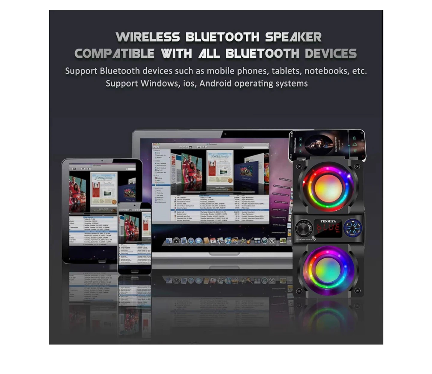 TENMIYA Portable Wireless Bluetooth Speaker - photo 5
