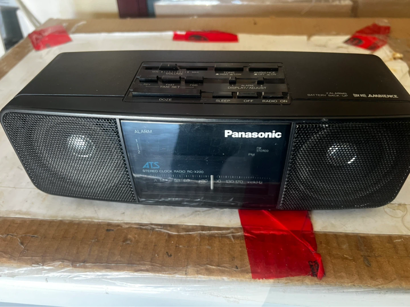 Panasonic RC-X220 Stereo Clock Radio