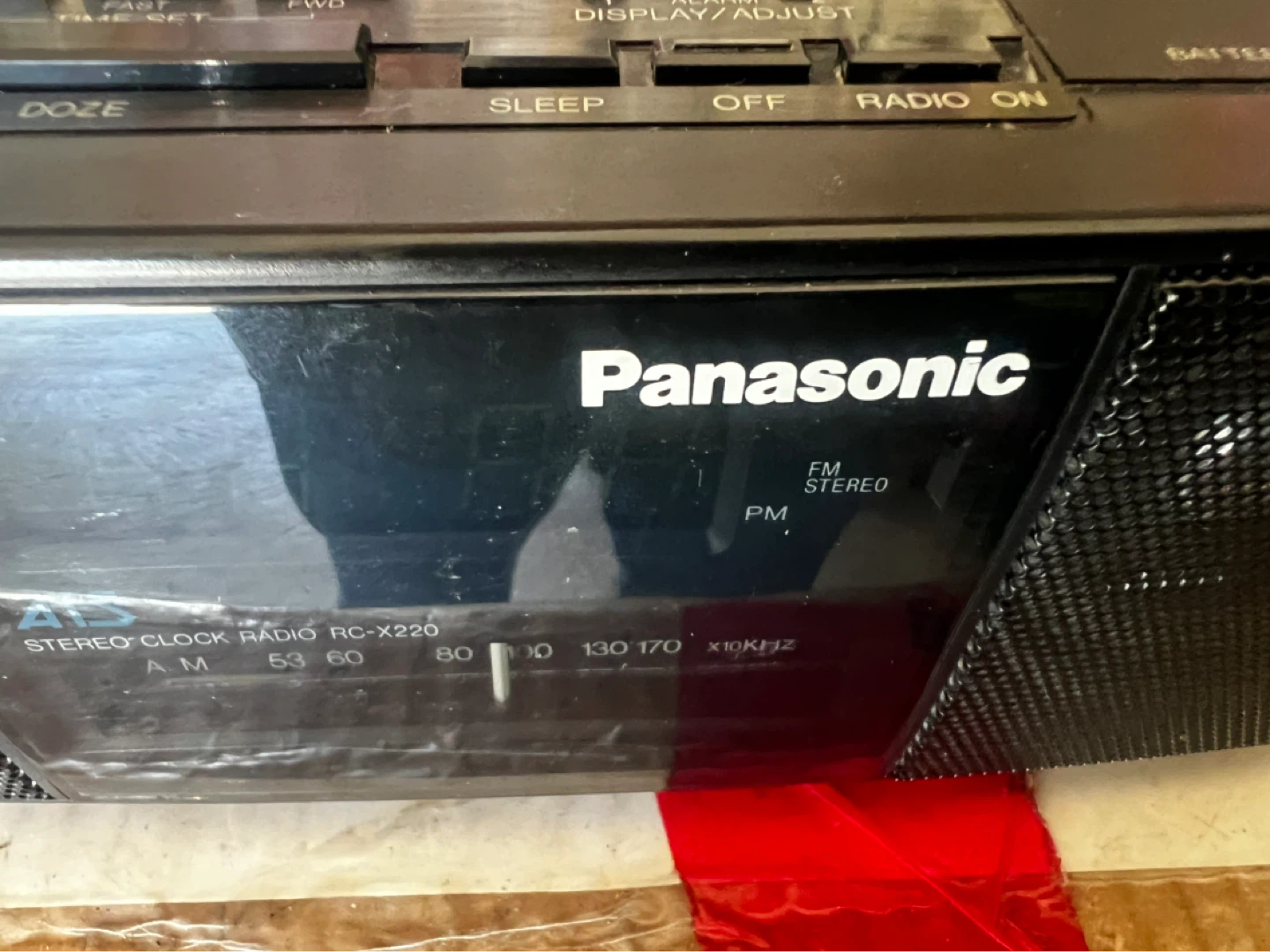 Panasonic RC-X220 Stereo Clock Radio - photo 4