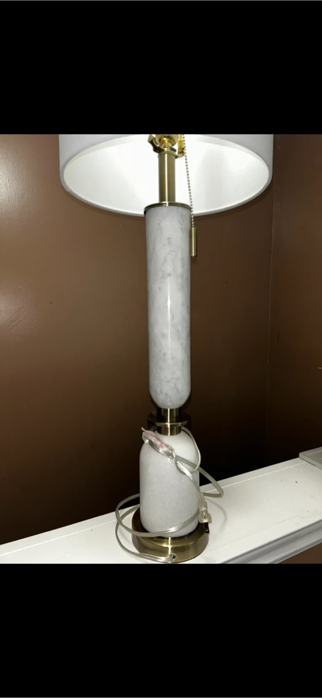 Marble Table Lamp - Kelz Gold - photo 2