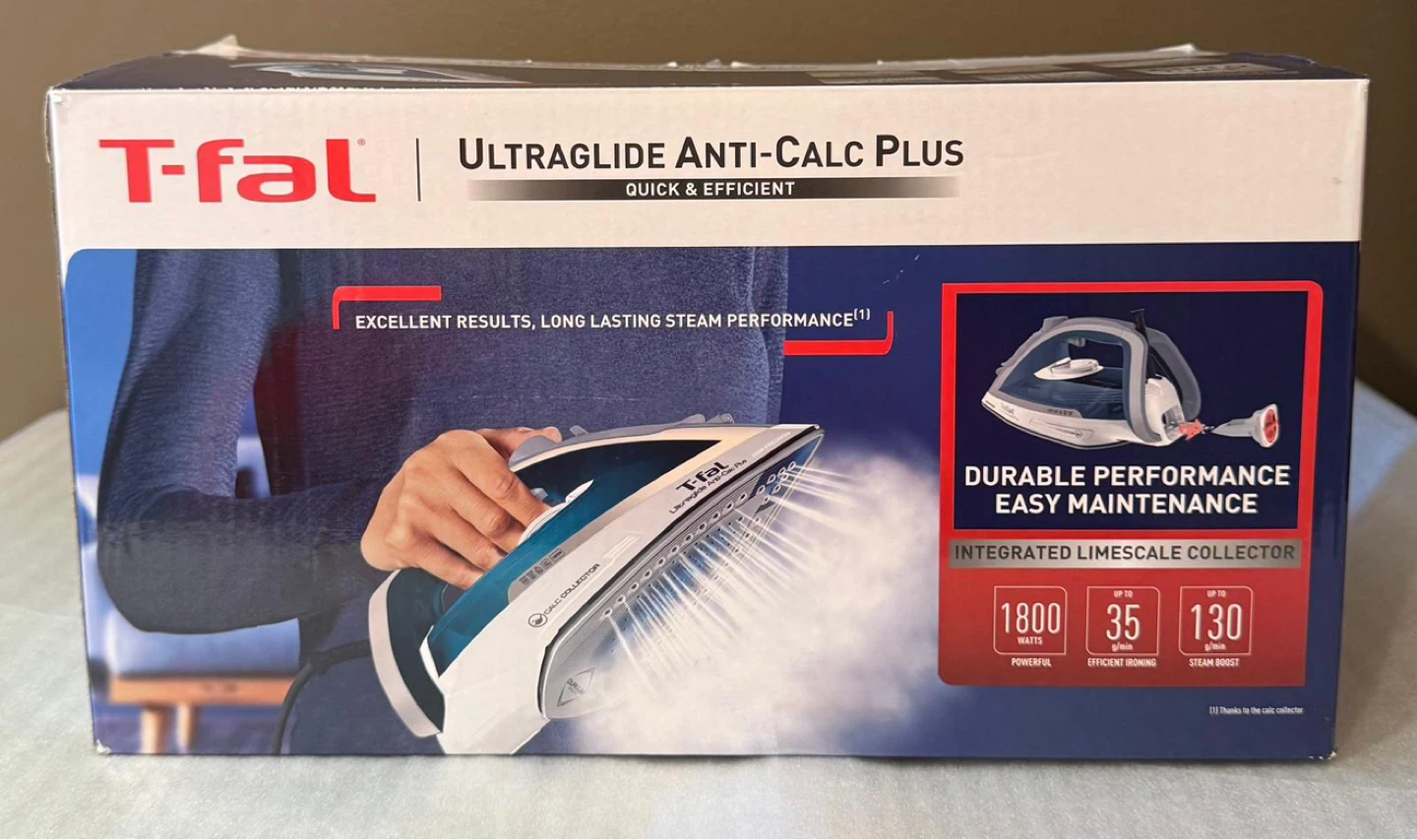T-Fal Ultragide Steam Iron (1800W) - Brand New in Box