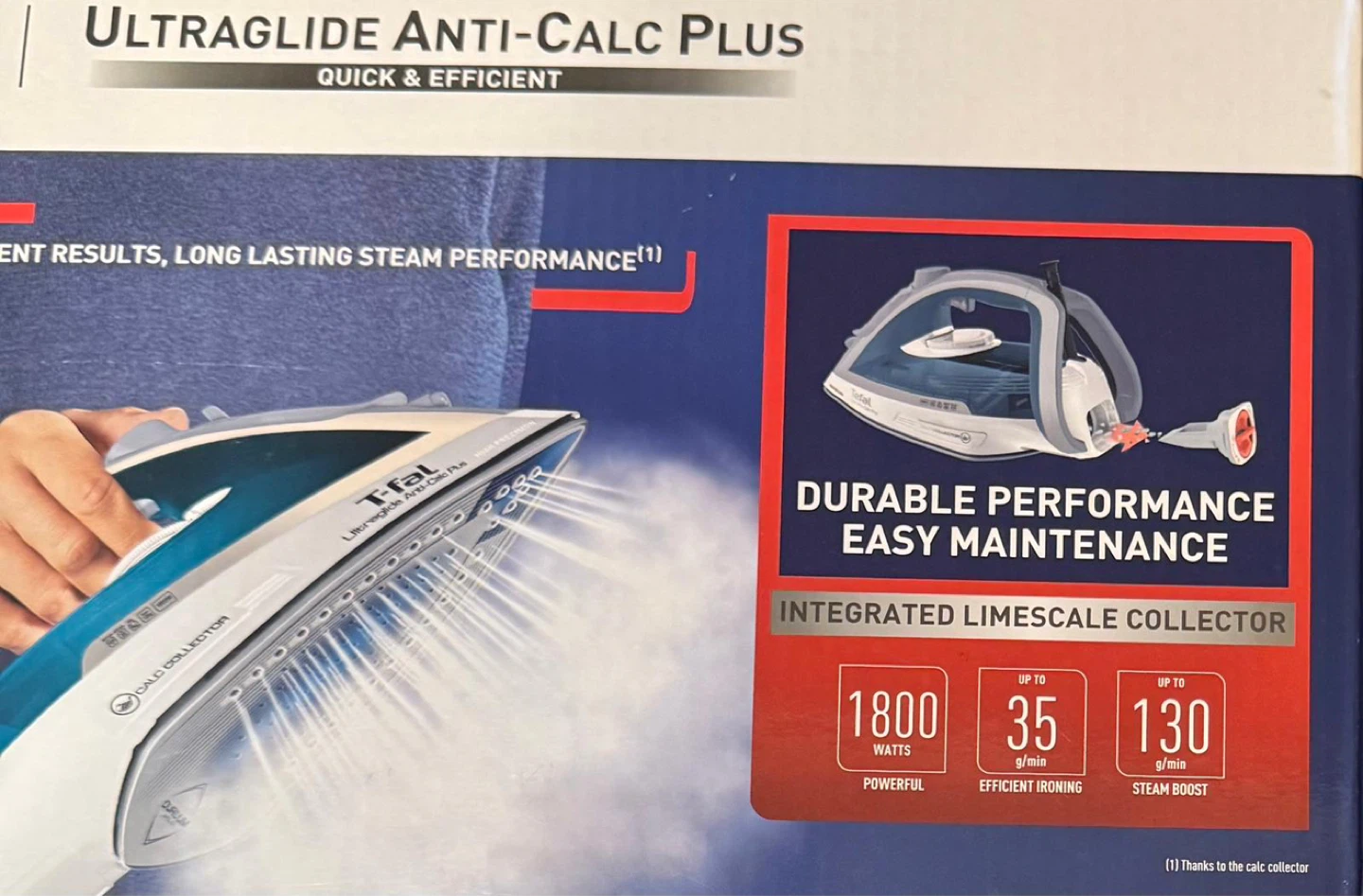 T-Fal Ultragide Steam Iron (1800W) - Brand New in Box - photo 2