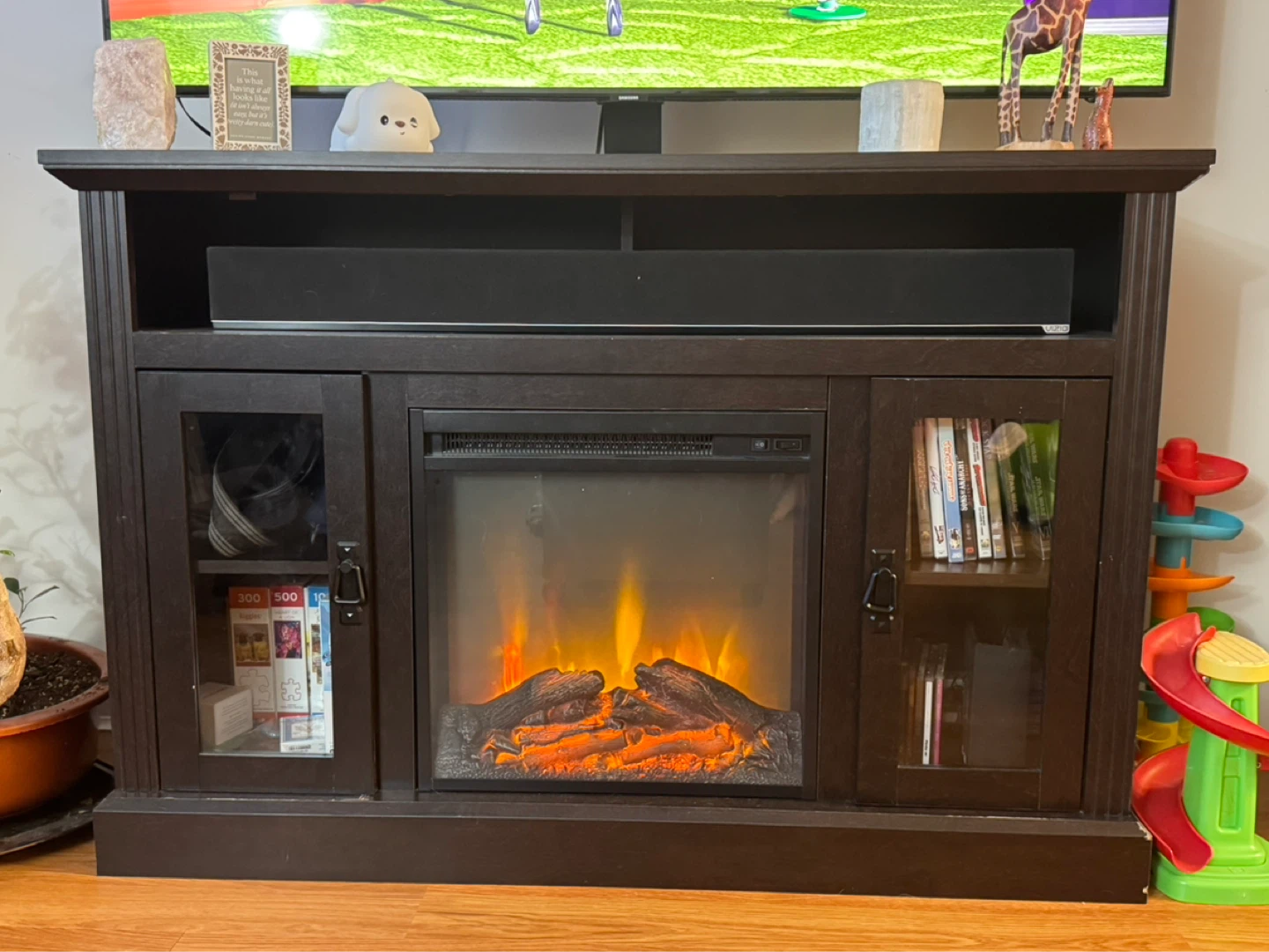 Electric Fireplace TV Stand
