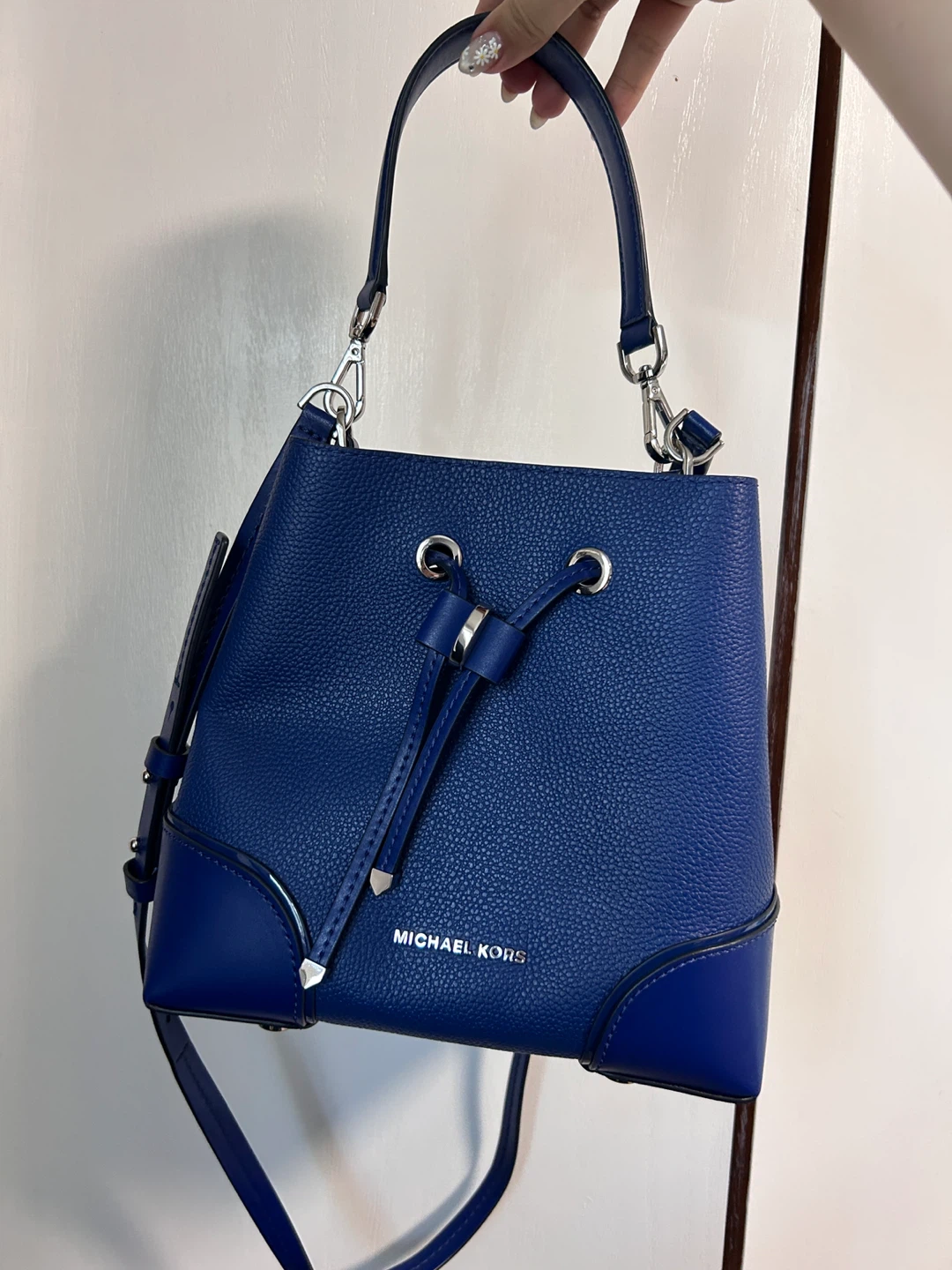 Michael Kors Blue Bucket Bag / Crossbody Purse - photo 2