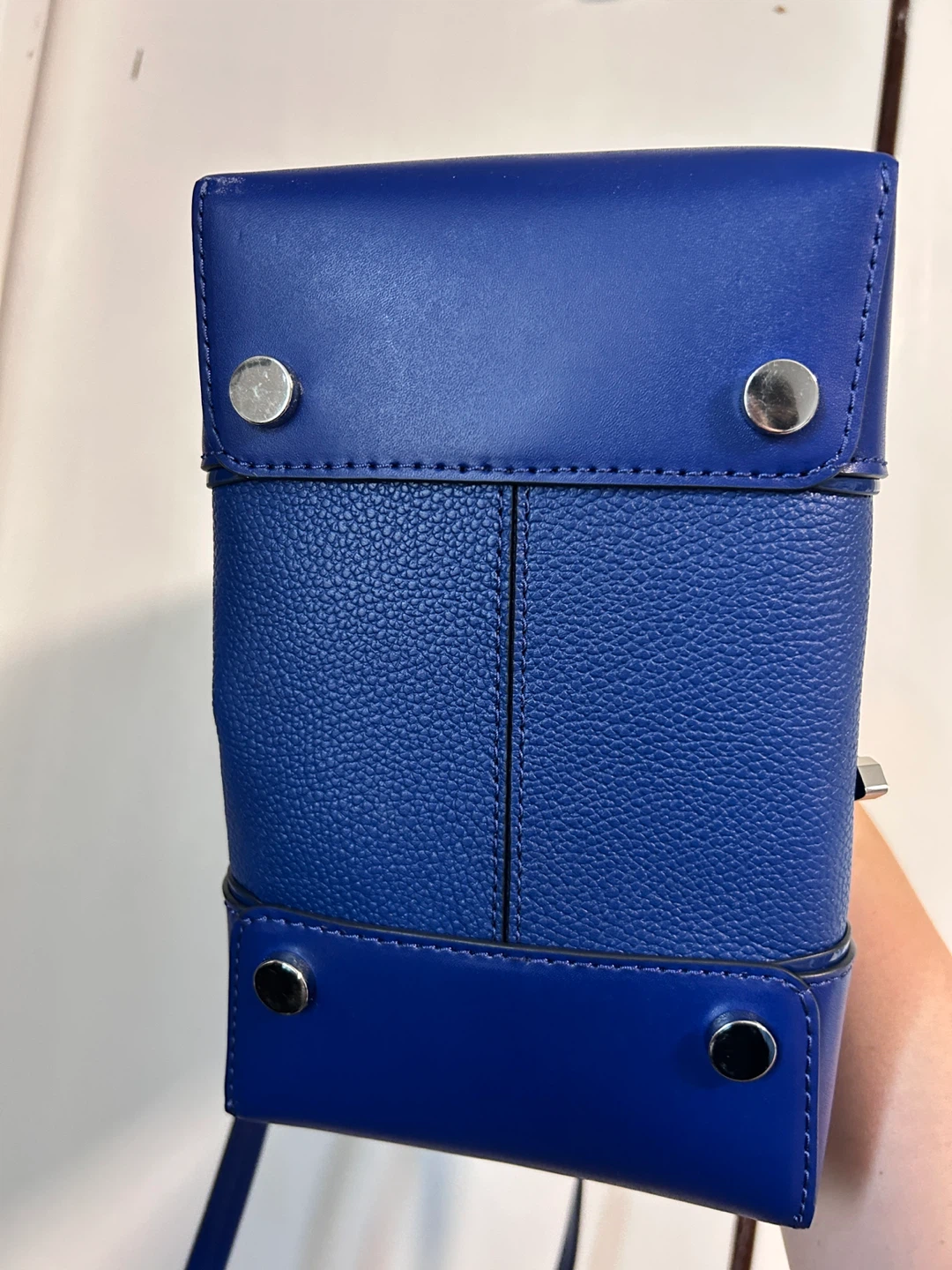 Michael Kors Blue Bucket Bag / Crossbody Purse - photo 4