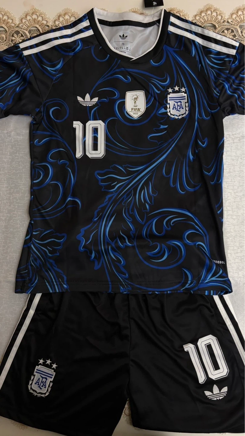 Adidas Argentina Messi 10 Football Jersey and Shorts Set