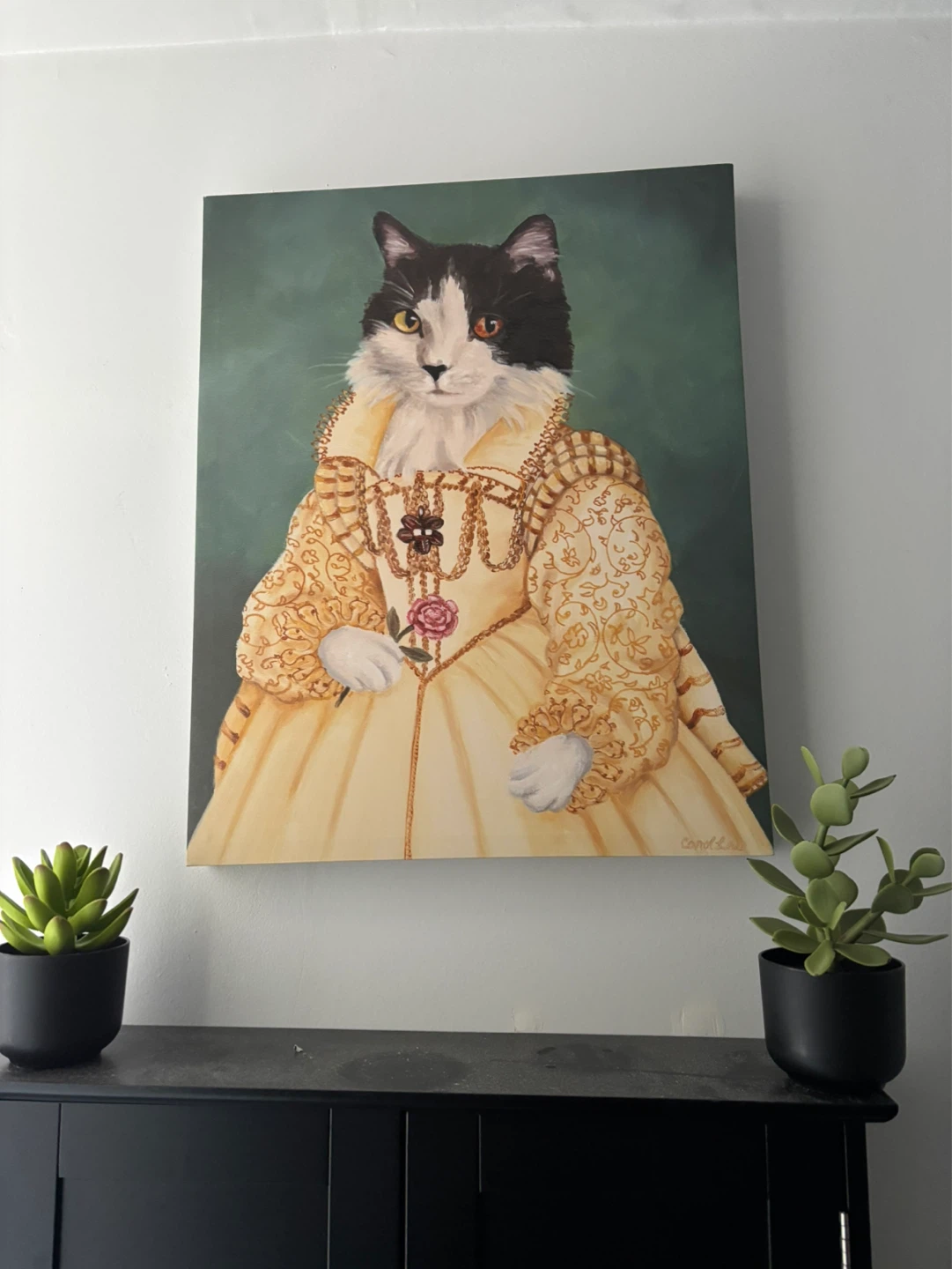 2 17th Century Cat Wall Art - photo 2