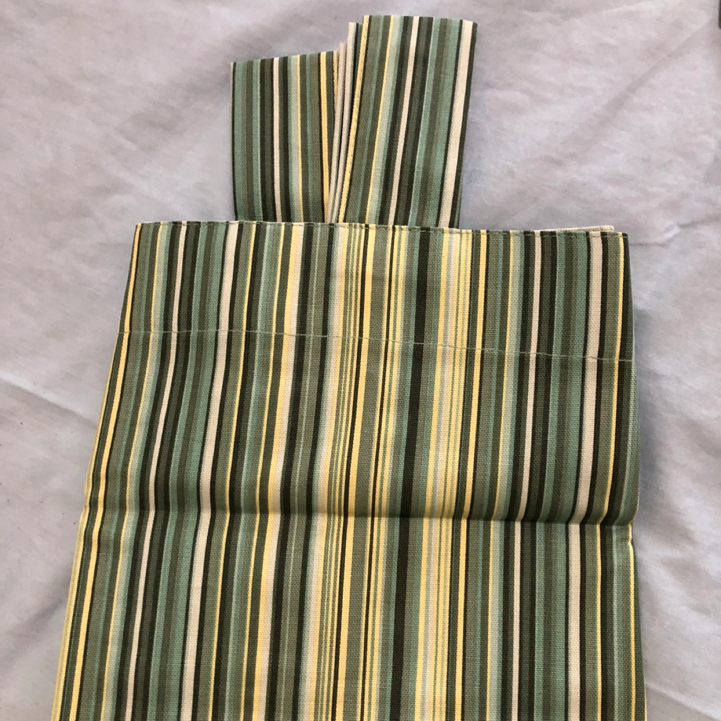 Striped and Plain Fabric Panel - photo 3