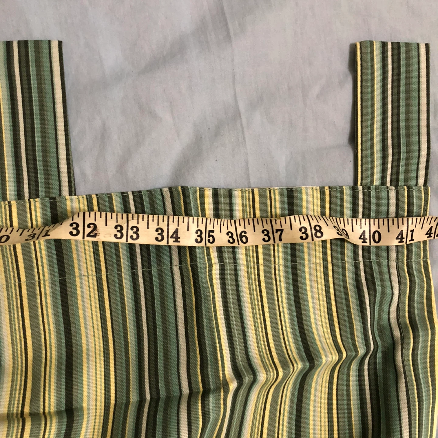 Striped and Plain Fabric Panel - photo 4