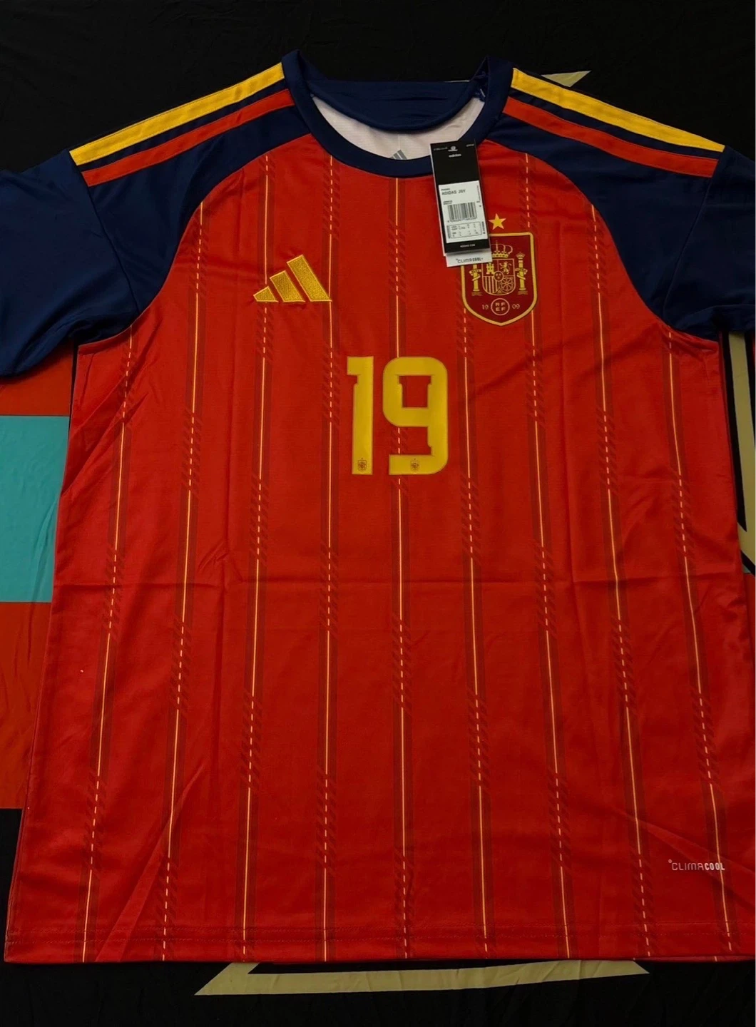 Adidas Spain National Team Lamine Yamal #19 Jersey