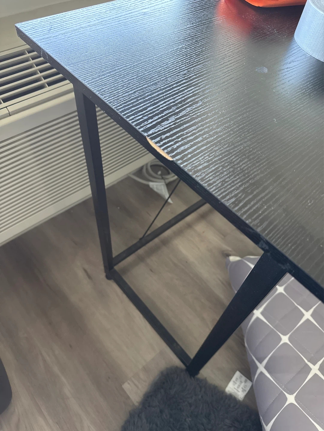 Black L-Shaped Desk - photo 3