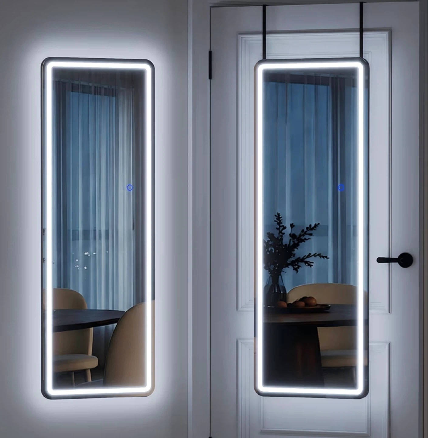 Full Length Mirror with LED Lights 120cm x 37cm