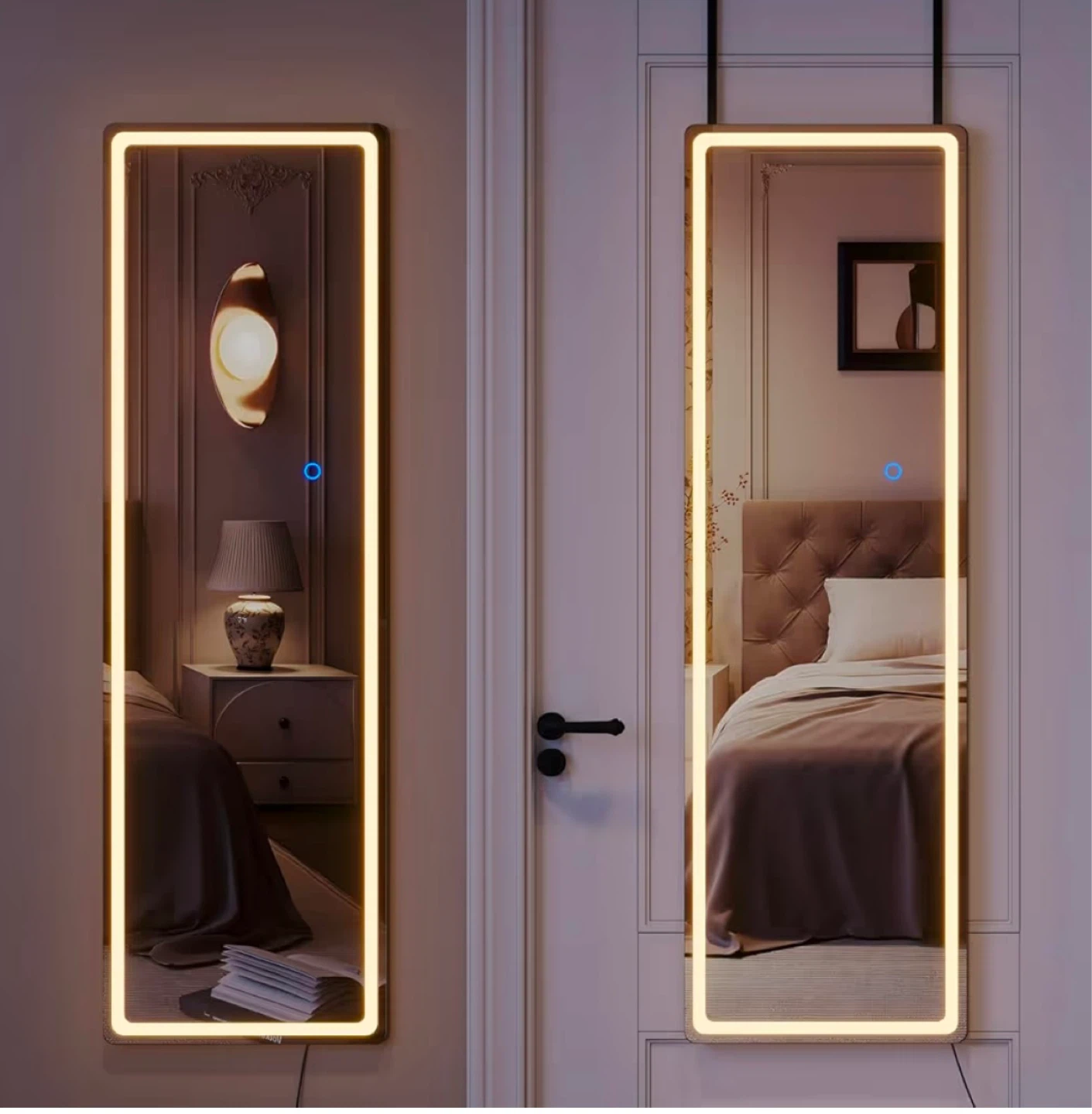 Full Length Mirror with LED Lights 120cm x 37cm - photo 2