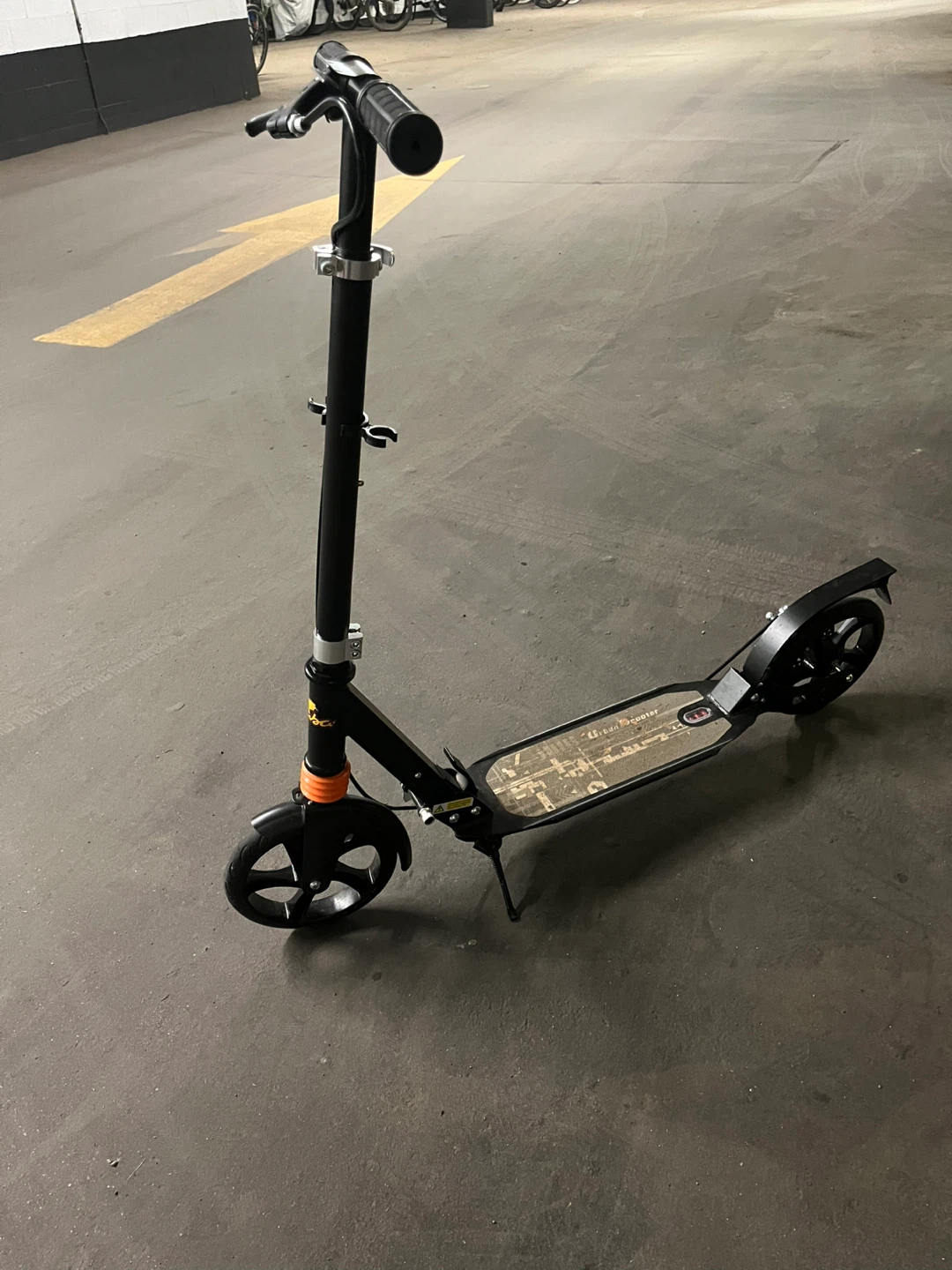 Black Folding Scooter
