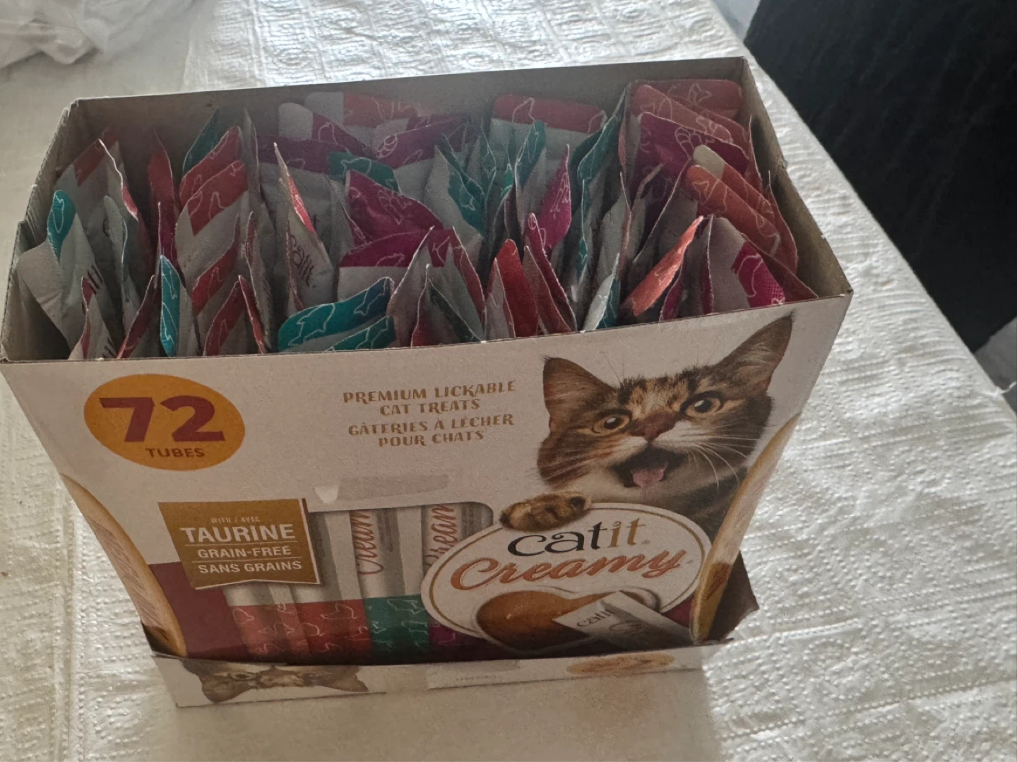 Catit Creamy Mega Mix Cat Treats - 72 Tubes - photo 2