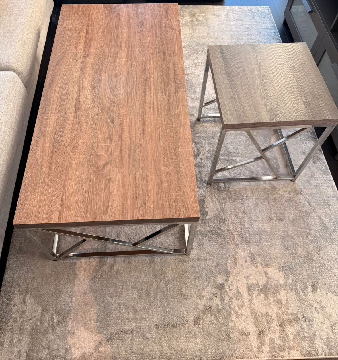 IKEA TV Stand + coffee table + side table